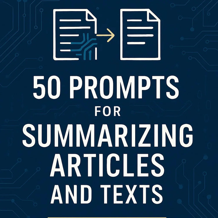 50 Prompts For Summarizing Articles and Texts - Consultrust AI